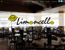 Tablet Screenshot of cafelimoncello.com